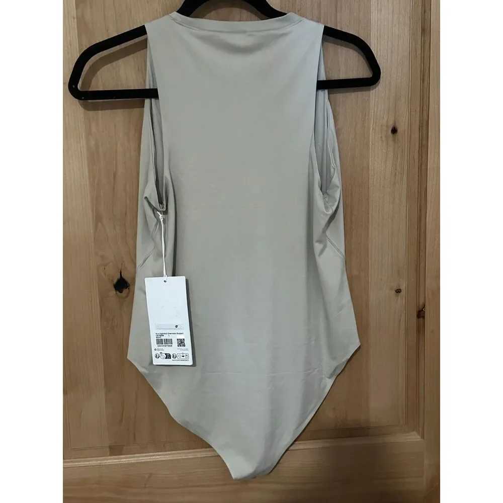 Lululemon Wundermost Ultra-Soft Nulu High-Neck Bodysuit Large NWT